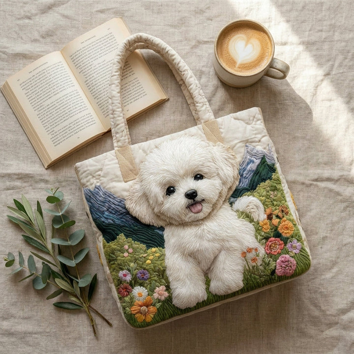 Sac Artisanal Matelassé - Chien Enchanté