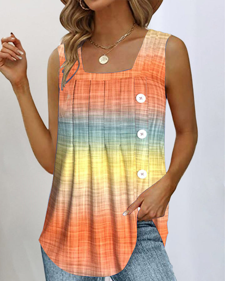T-shirt Sans Manches Dégradé