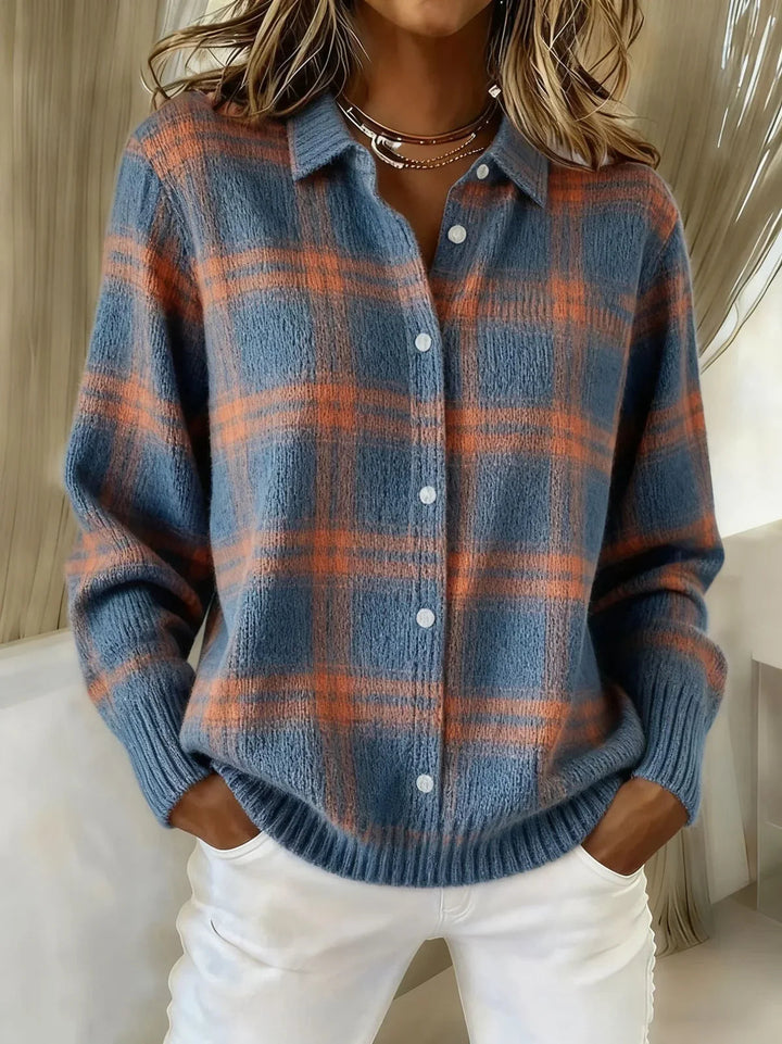 Candida — Cardigan à Carreaux