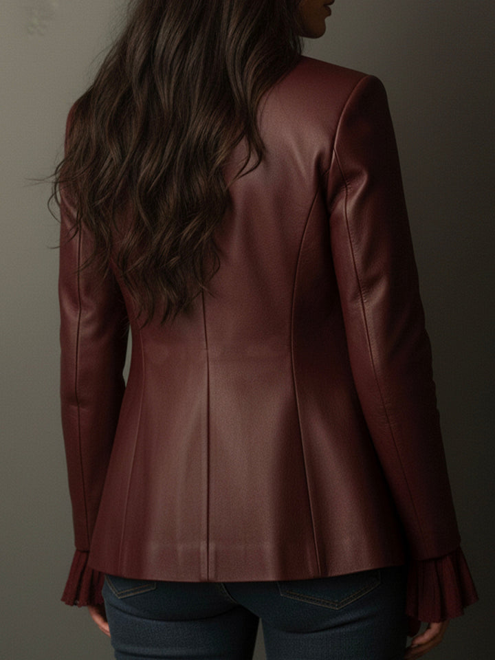 Delphine | Blazer Vintage Bordeaux