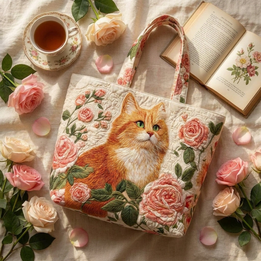 Sac Artisanal - Chat Roux aux Roses