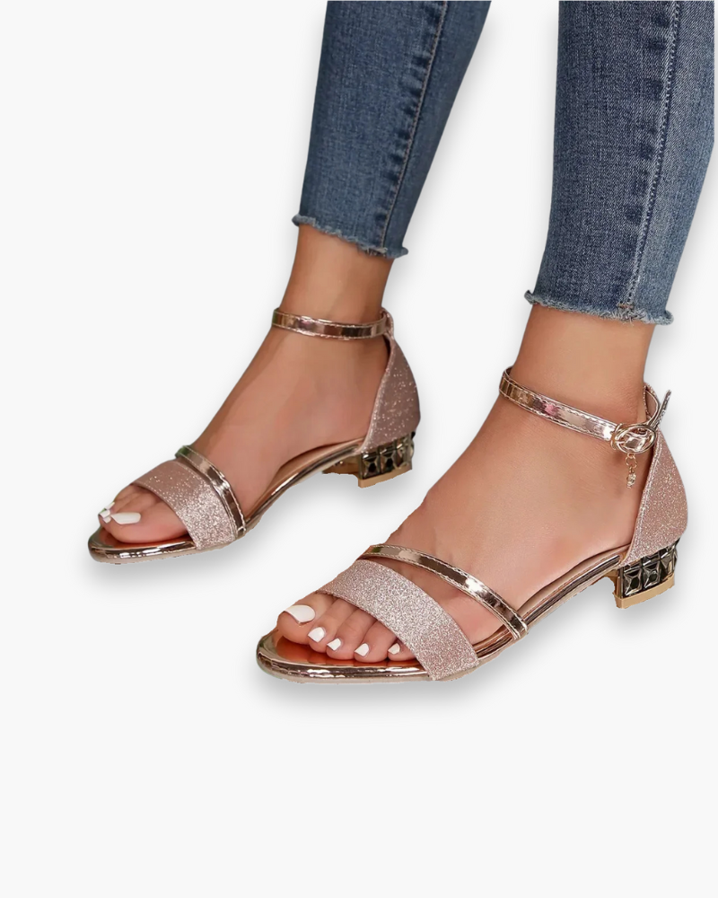 Éloise - Sandales Ouvertes Élégantes pour Femme, Confort Chic