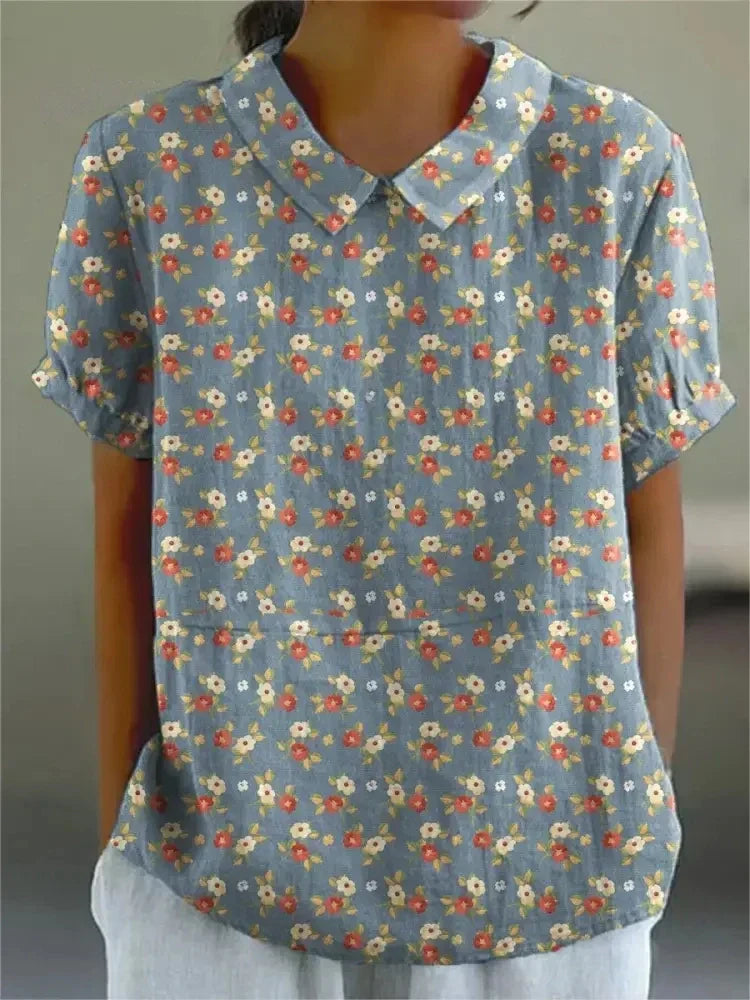 Mathilde | Blouse Fleurie Élégante