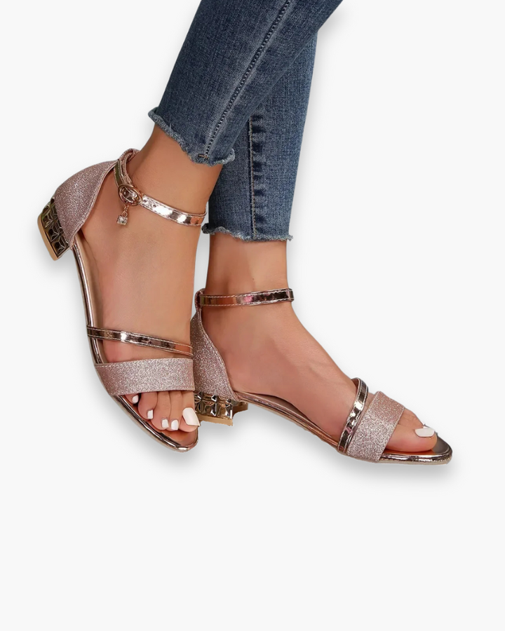 Éloise - Sandales Ouvertes Élégantes pour Femme, Confort Chic