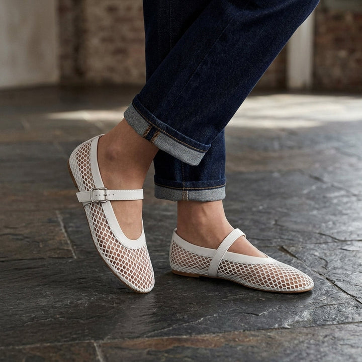 Madeleine - Ballerines orthopédiques femme à bride
