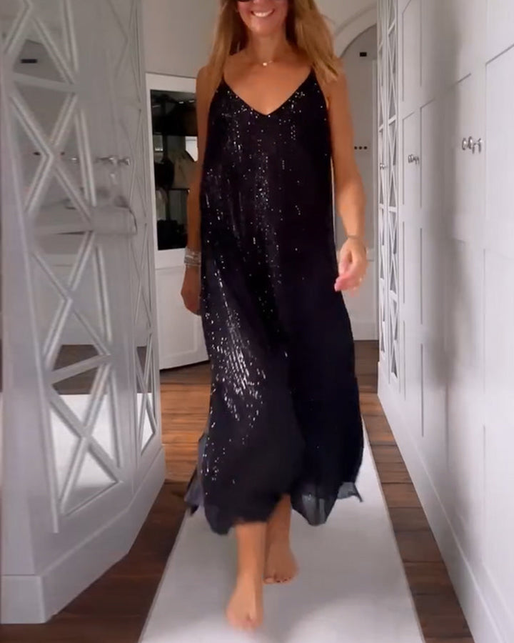 Robe polyvalente à sequins