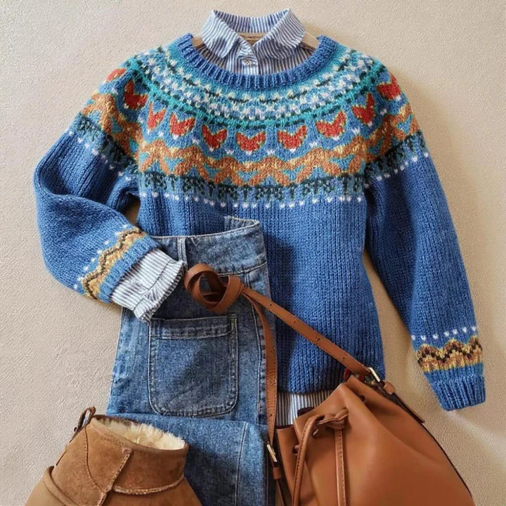 Velvo | Pull Vintage Classique en Maille