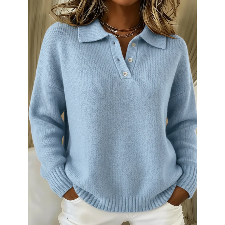 Marina — Pull Col Polo Souplesse
