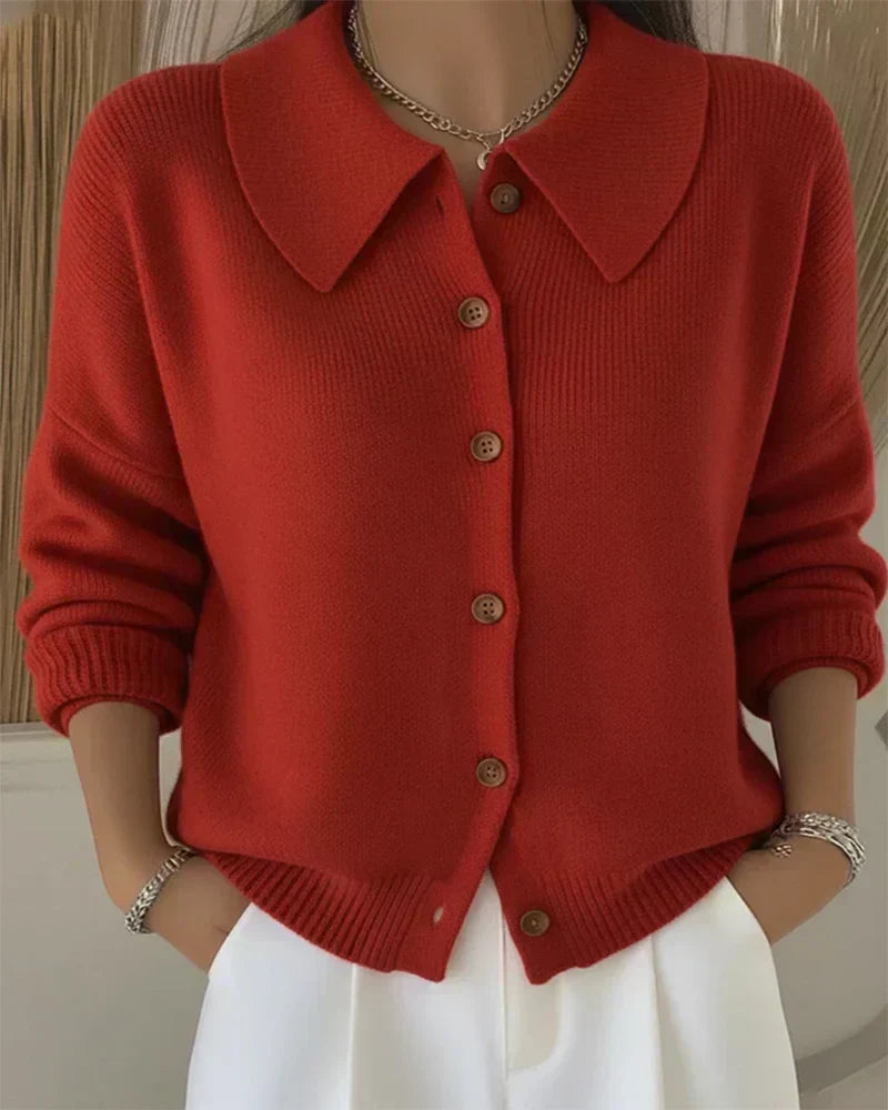 Velia — Cardigan Col Chemise
