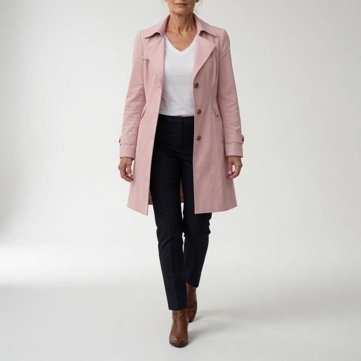 Matheline™ — Trench coat cintré élégance parisienne intemporelle