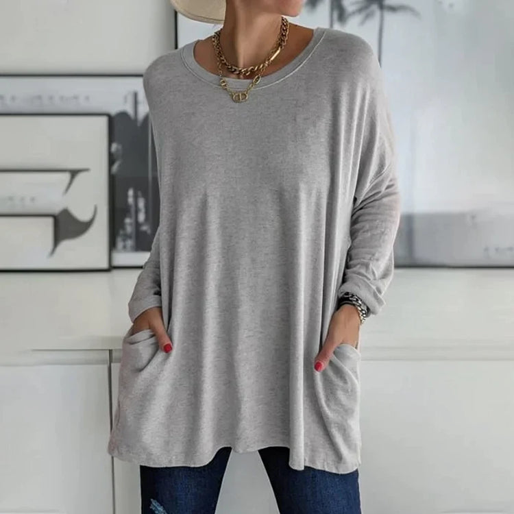 Thais | Tunique oversize à poches pour femme