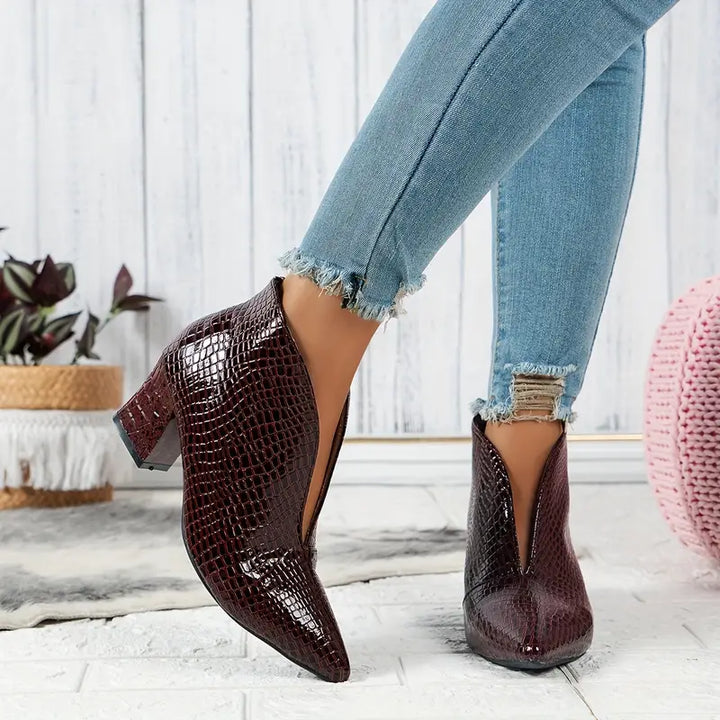 Iris | Bottine à talon aiguille pour femme