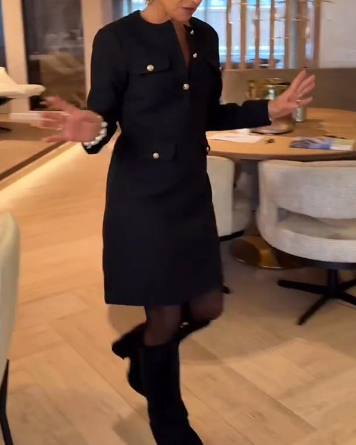 Robe Élégante Et Slim Dans Le Style