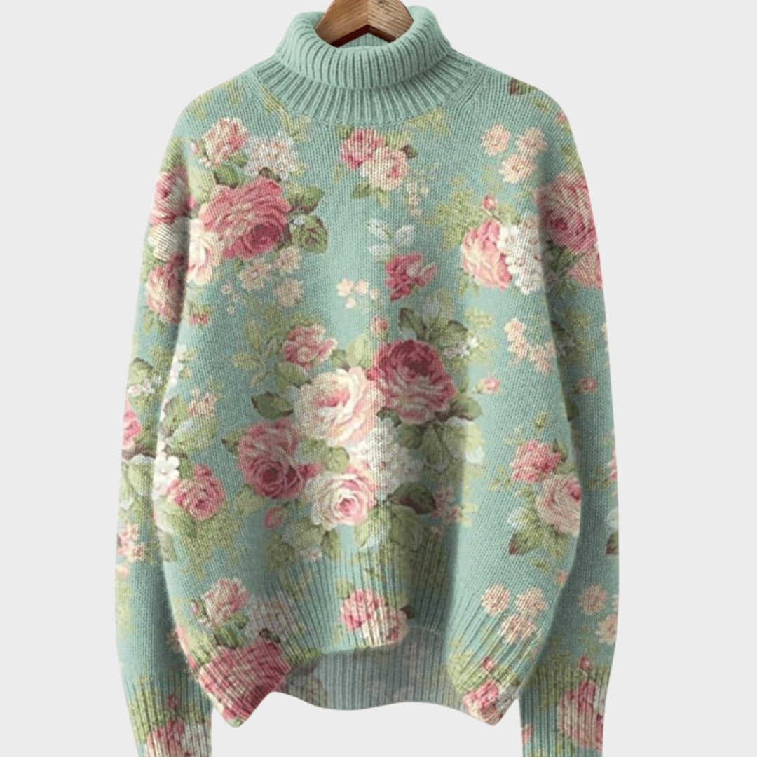 Marguerite - Pull en Maille Artistique