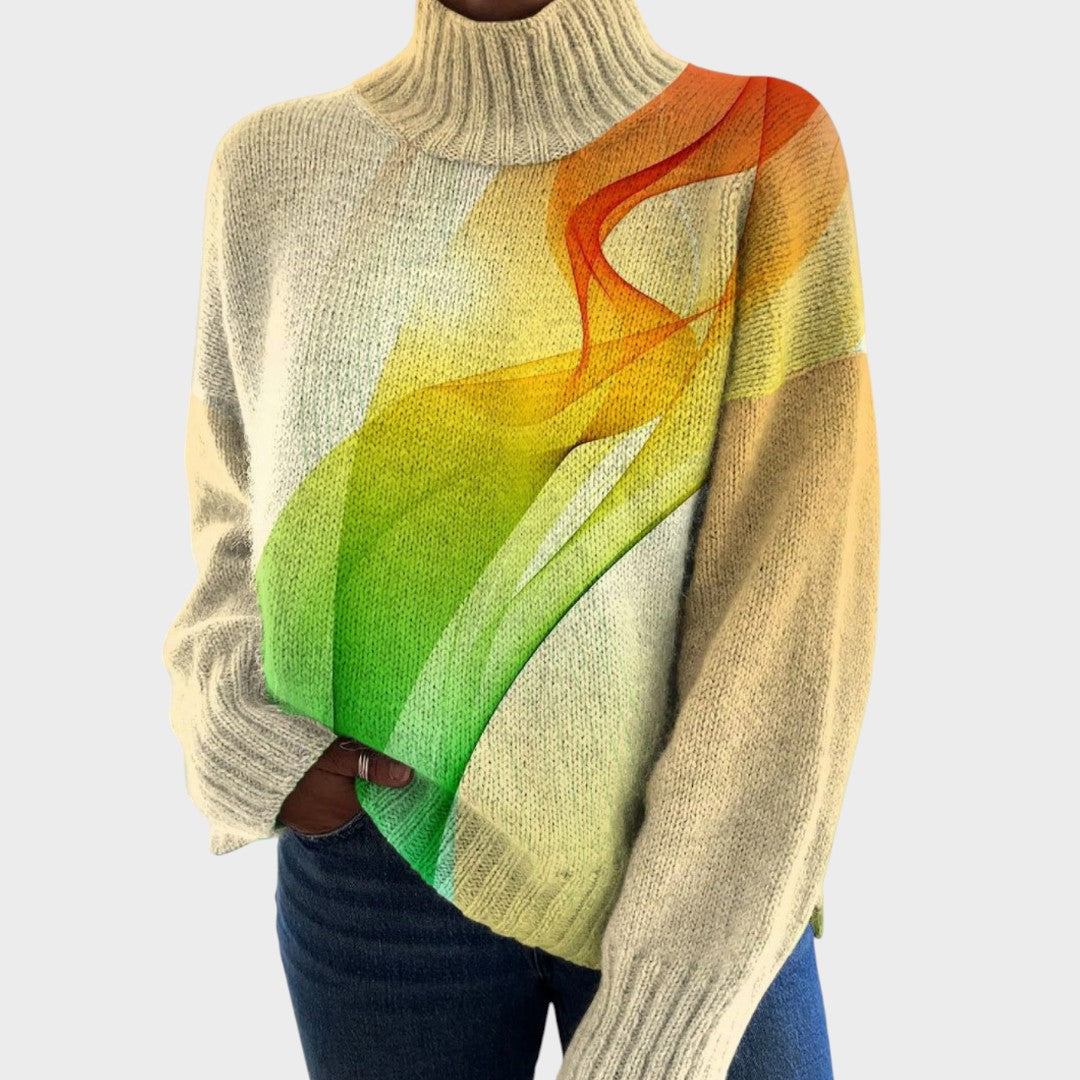 Blanche - Pull en Maille Artistique