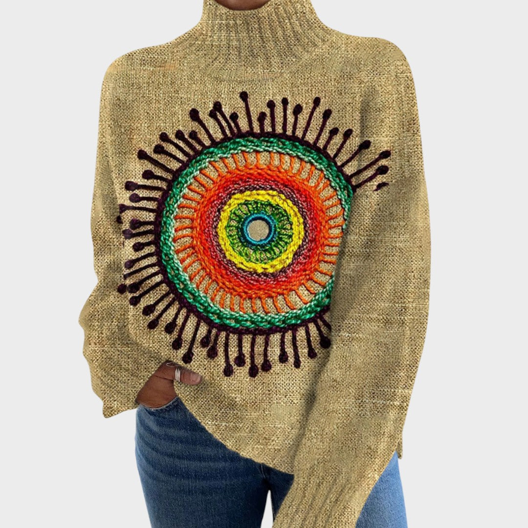 Thérèse - Pull en Maille Artistique