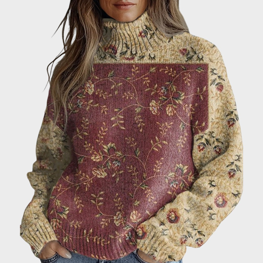 Grâce - Pull en Maille Artistique