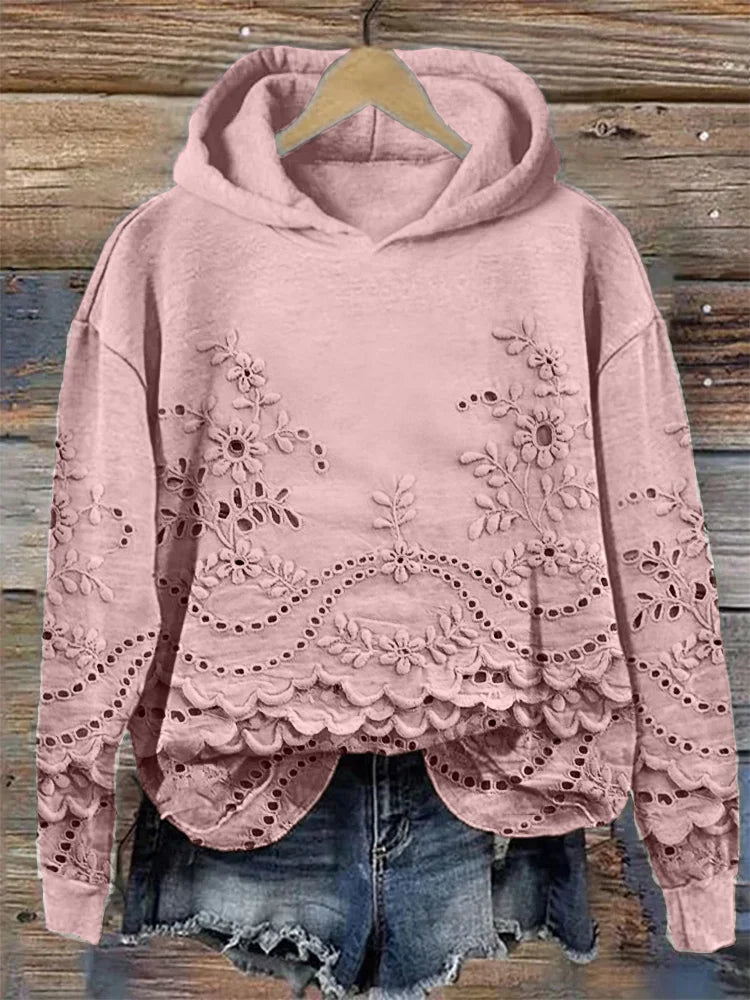 LÉONA™ | Sweat à Capuche Imprimé 3D – Confort &amp; Style au Quotidien