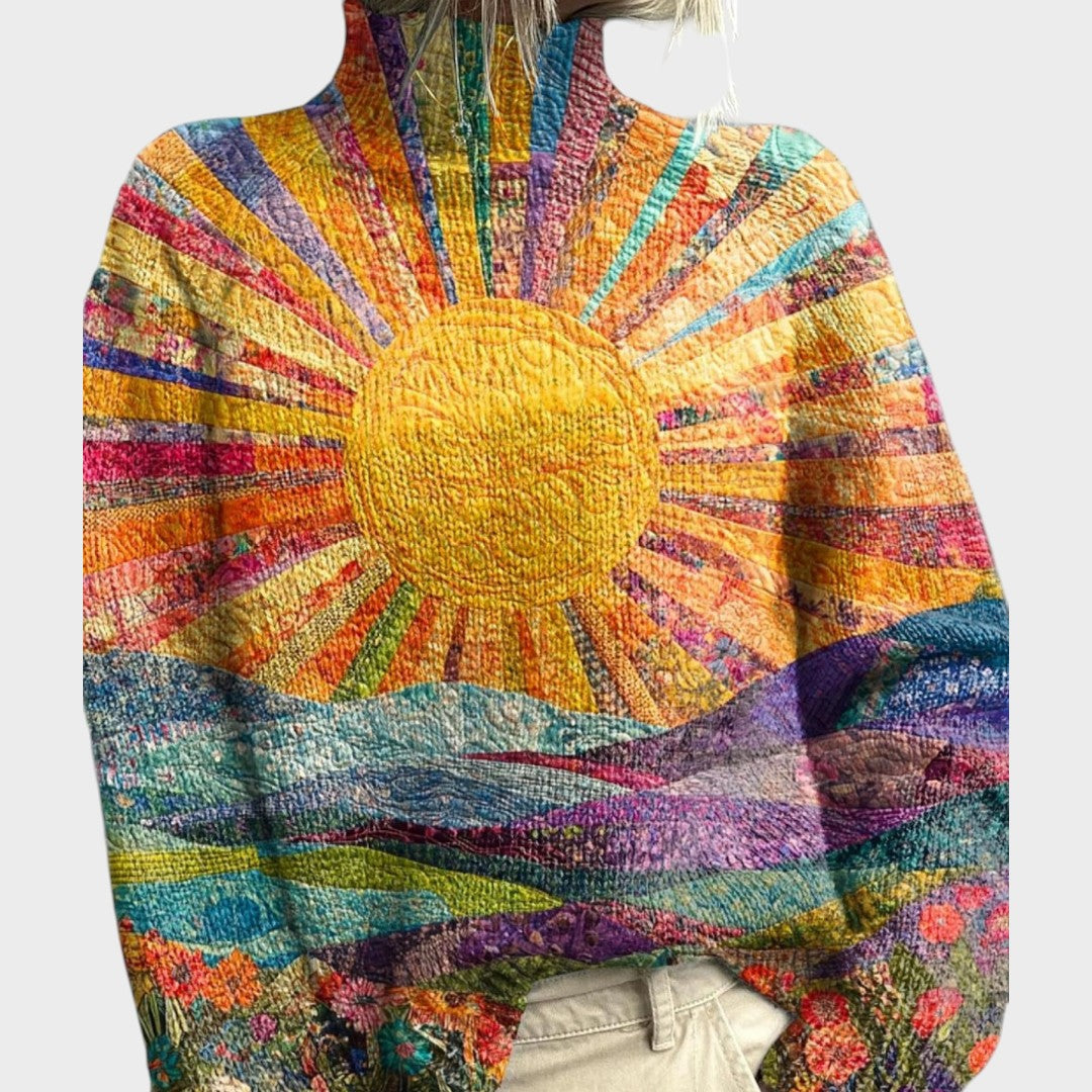 Claudine - Pull en Maille Artistique