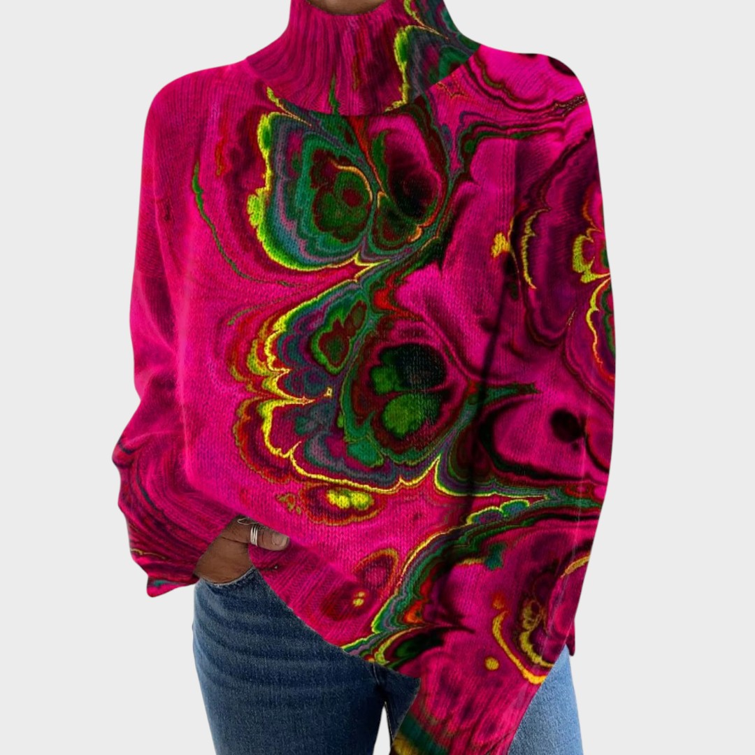 Margot - Pull en Maille Artistique