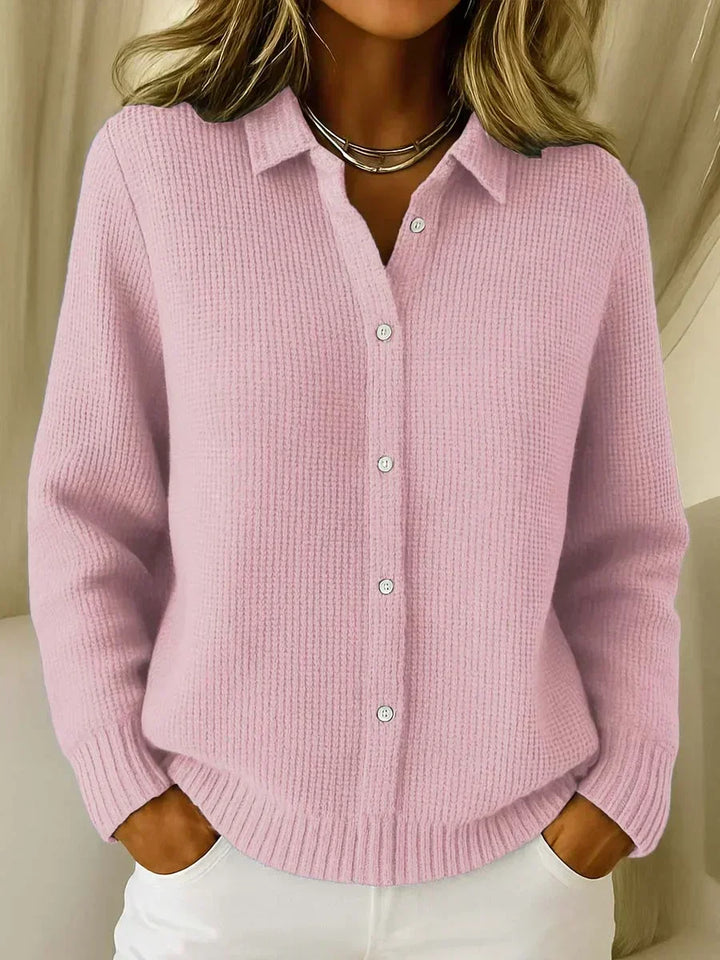 Rachele — Cardigan Texturé Boutonné
