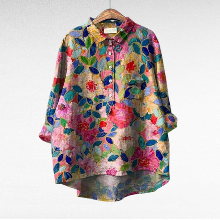 Lucie | Blouses Élégantes à Fleurs (1+1 OFFERT)