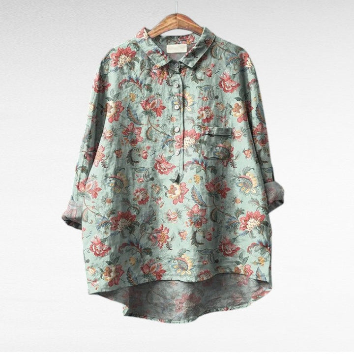 Lucie | Blouses Élégantes à Fleurs (1+1 OFFERT)