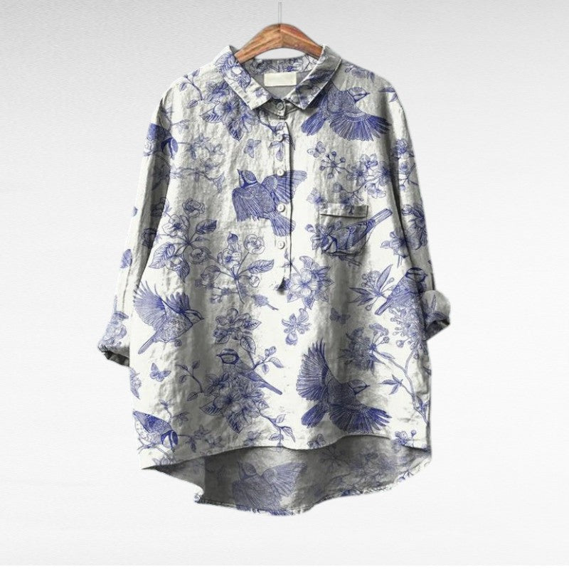 Lucie | Blouses Élégantes à Fleurs (1+1 OFFERT)