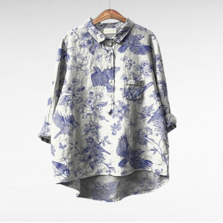 Lucie | Blouses Élégantes à Fleurs (1+1 OFFERT)