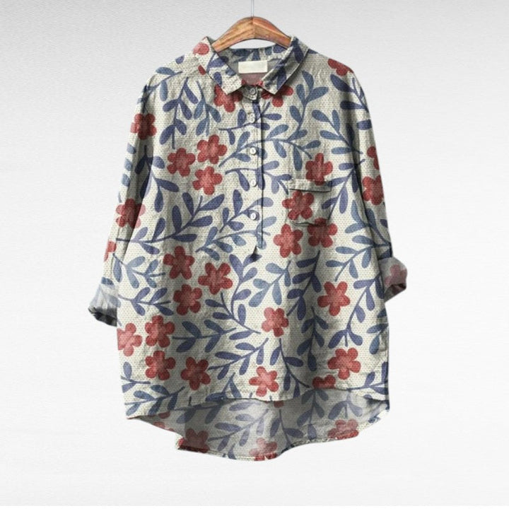 Lucie | Blouses Élégantes à Fleurs (1+1 OFFERT)