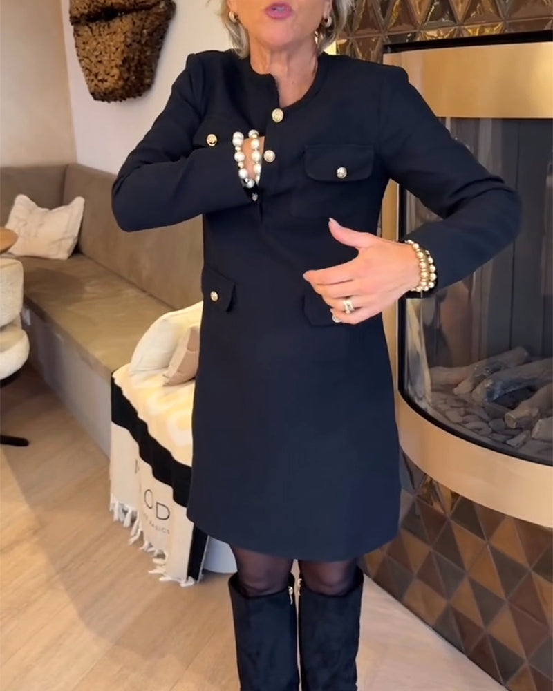 Robe Élégante Et Slim Dans Le Style