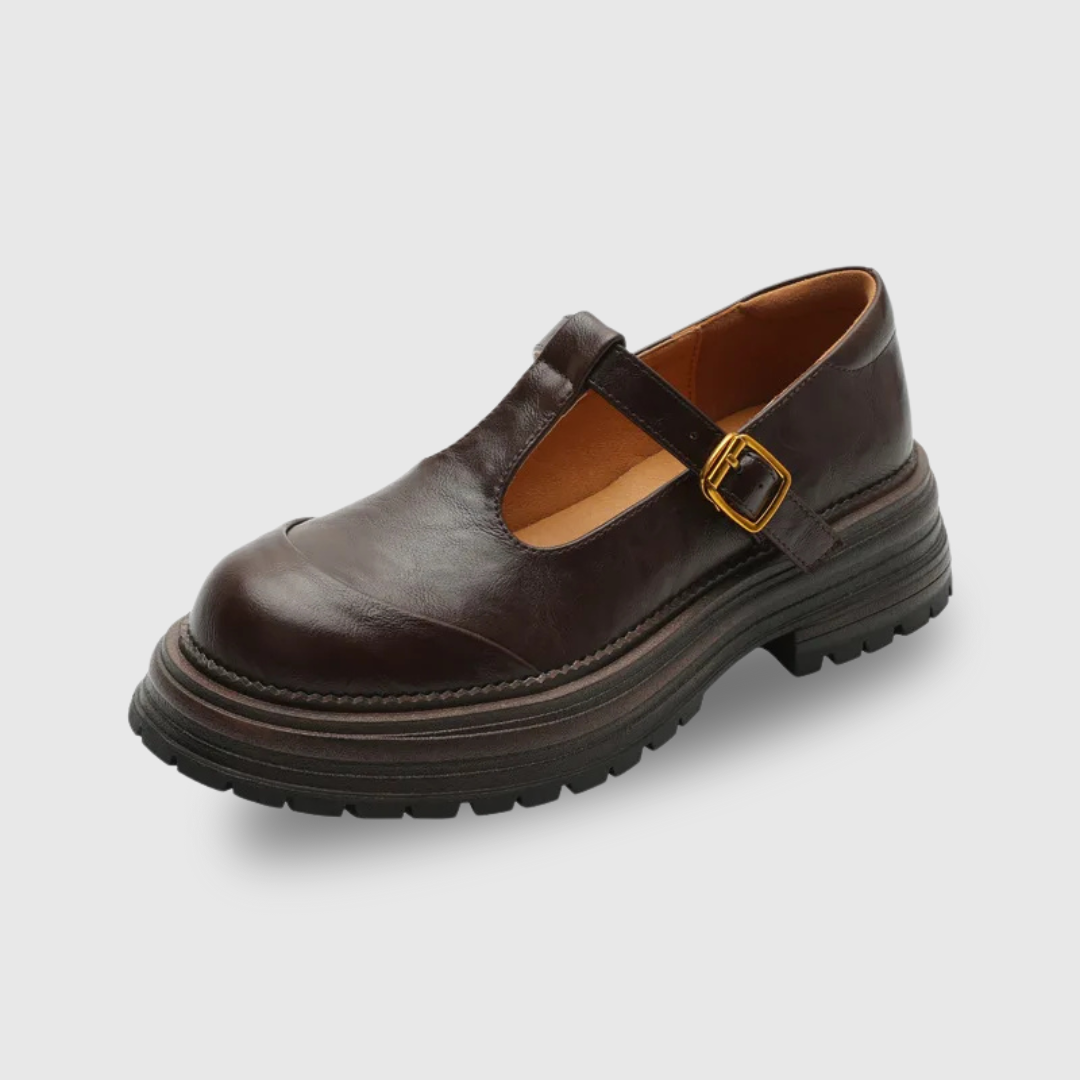 Blythe - Chaussures Mary Jane T-Bar femme à bout rond