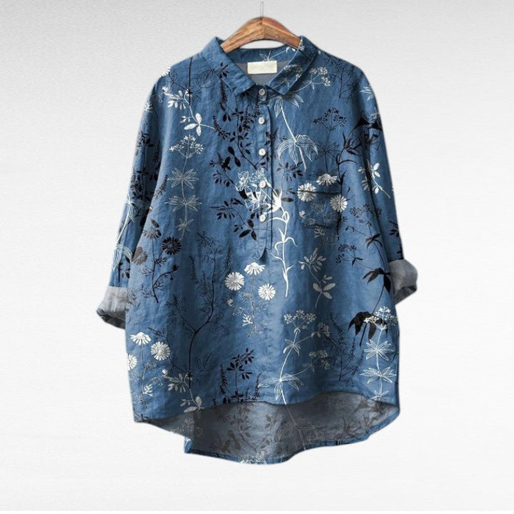 Lucie | Blouses Élégantes à Fleurs (1+1 OFFERT)