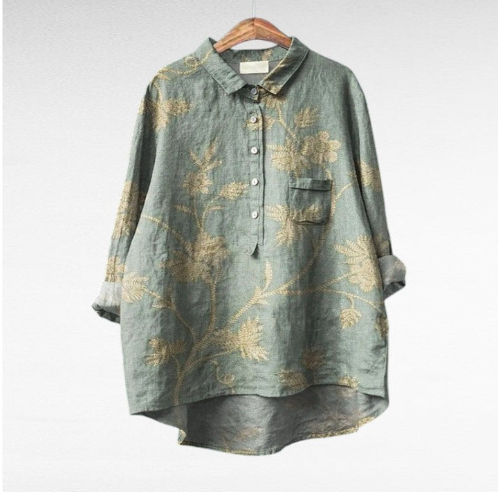 Lucie | Blouses Élégantes à Fleurs (1+1 OFFERT)