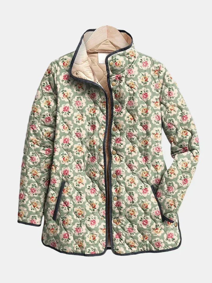 Veste Matelassée Tapisserie Fleurie Amélie