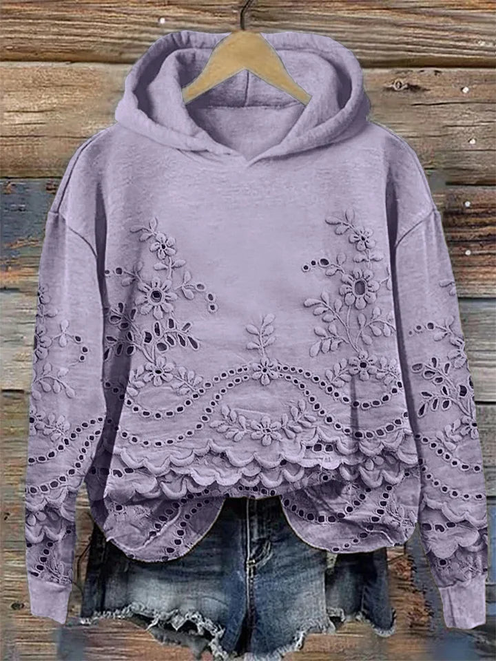 LÉONA™ | Sweat à Capuche Imprimé 3D – Confort &amp; Style au Quotidien