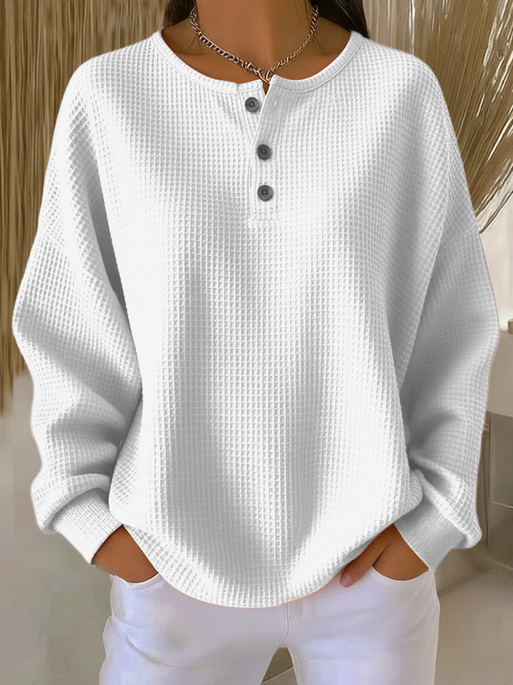 Miranda — Sweat Henley Texturé