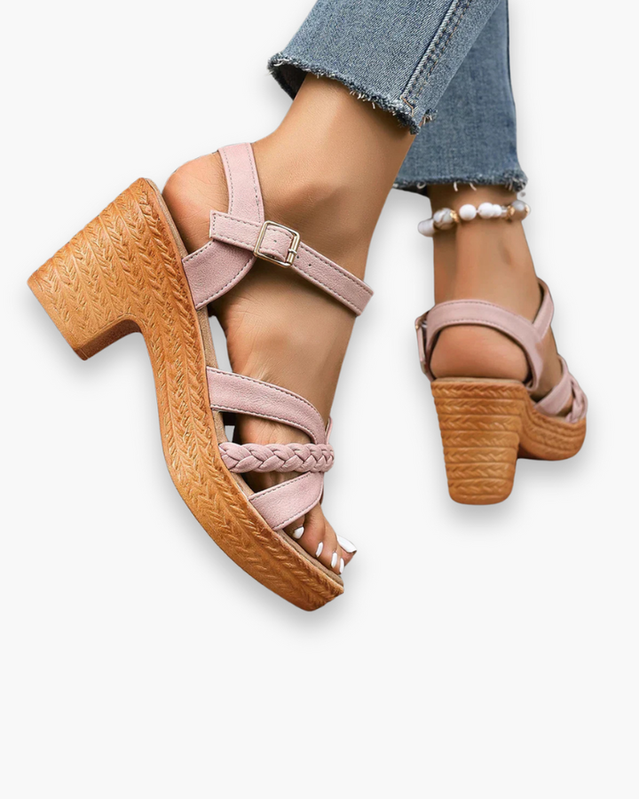 Colette - Sandales à Talon pour Femme, Chic et Confort