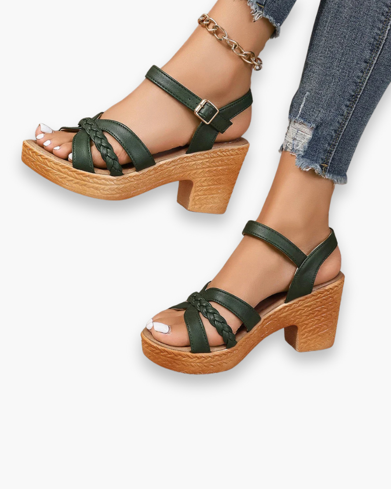 Colette - Sandales à Talon pour Femme, Chic et Confort
