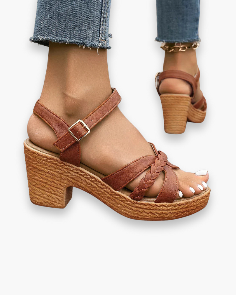 Colette - Sandales à Talon pour Femme, Chic et Confort