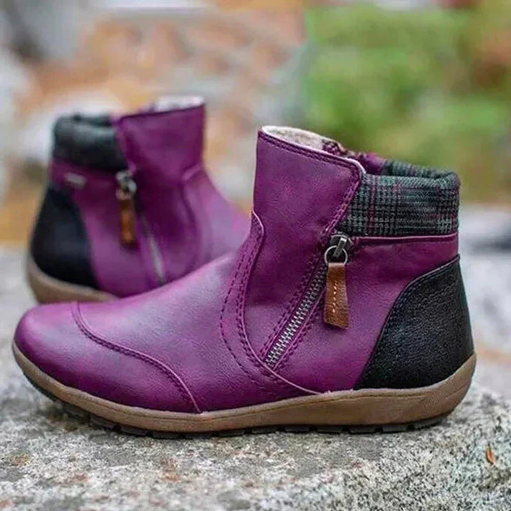 Moira | Bottes Orthopédiques Imperméables à Fermeture Éclair Premium