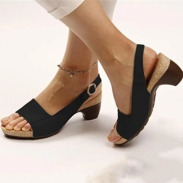 Véronique - Sandales À Talons Au Style Raffiné