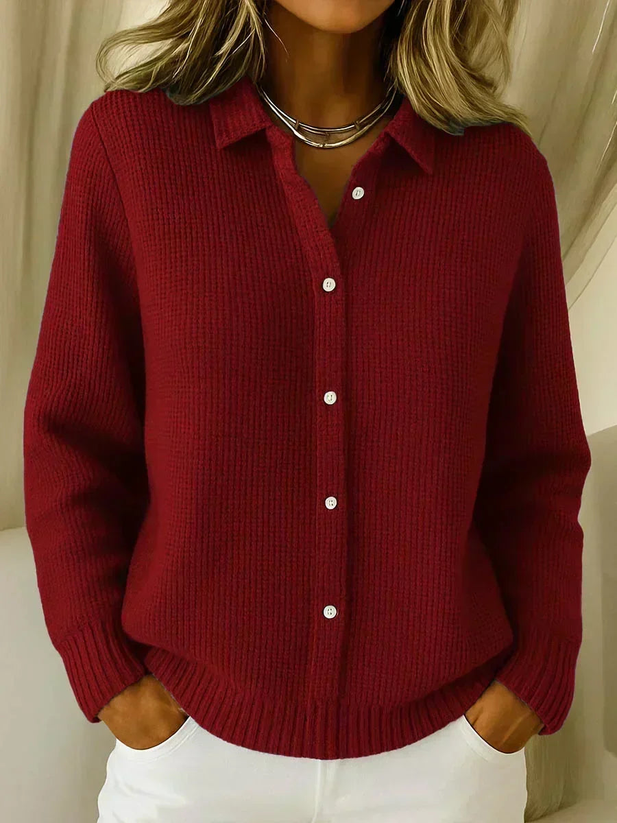 Rachele — Cardigan Texturé Boutonné