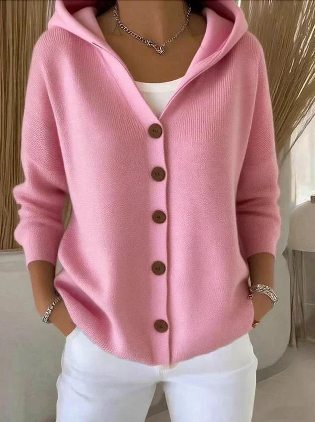Rosetta — Cardigan à Capuche Cocooning