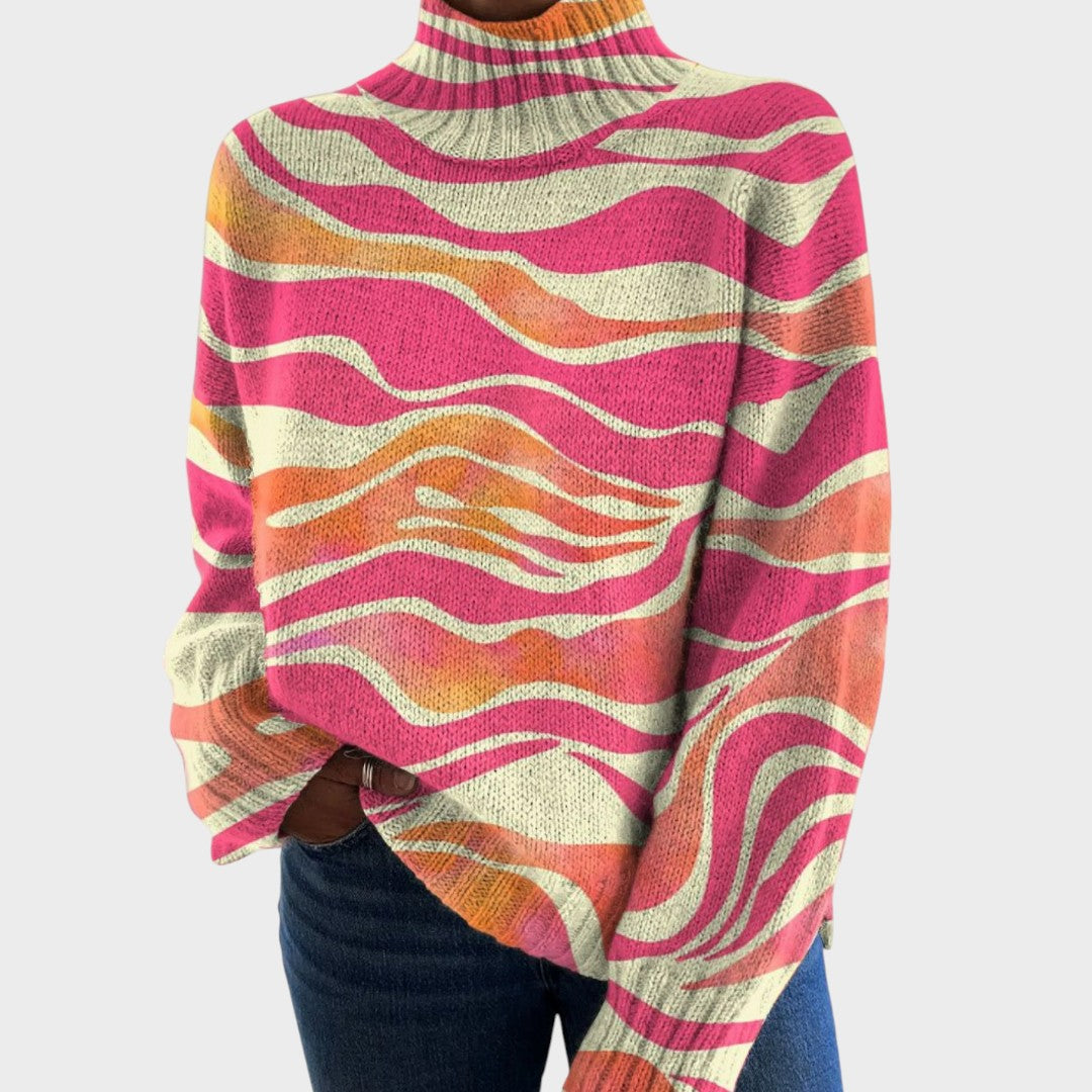 Lucie - Pull en Maille Artistique