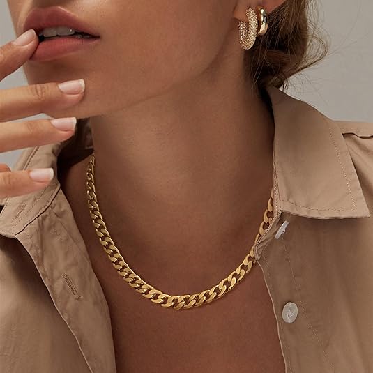 Colette - Collier Maillons Cubains Large