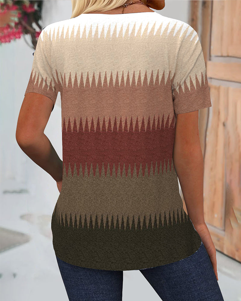 T-Shirt Élégant Confortable Imprimé