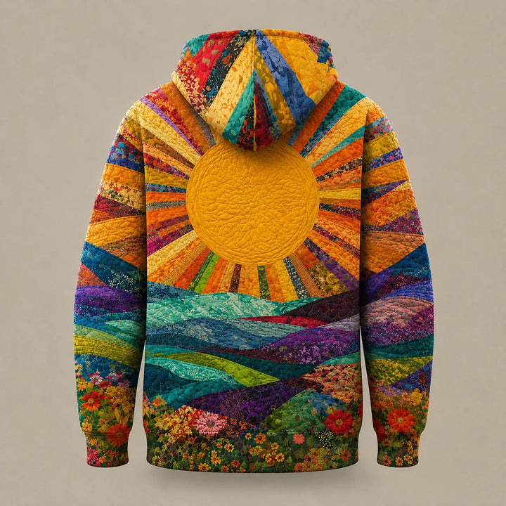 Ryleth | Sweat à capuche Y2K à imprimé soleil