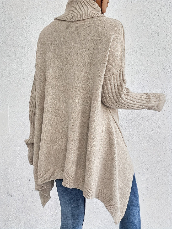Léïna™ – Le Pull Col Montant Doux &amp; Décontracté