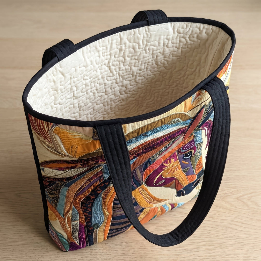 Sac Artisanal - Cheval Mosaïque Multicolore